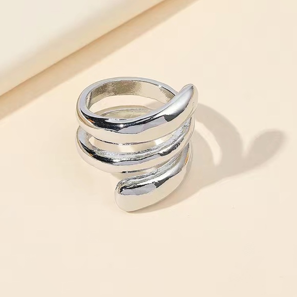 JEWELRY RING WOMAN/MEN NWT SILVER - Picture 3 of 11